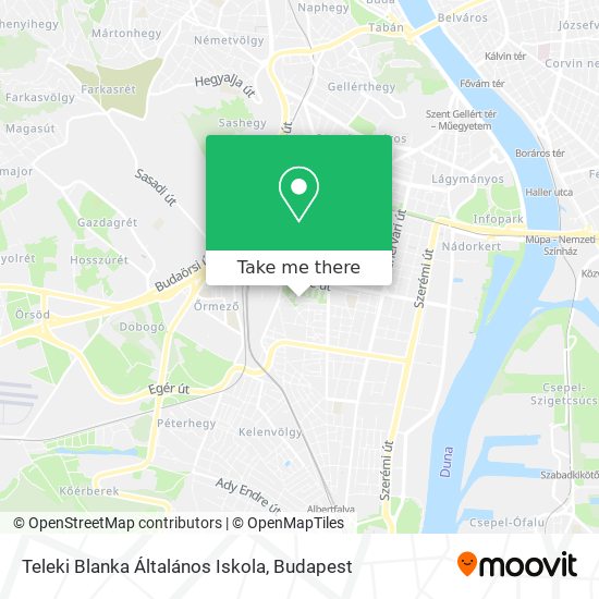 Teleki Blanka Általános Iskola map