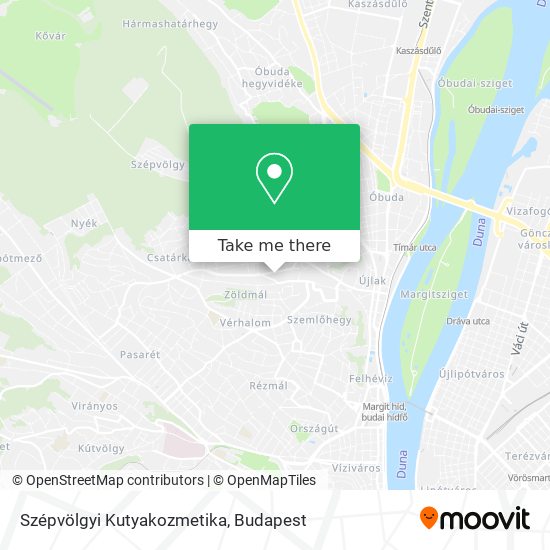 Szépvölgyi Kutyakozmetika map