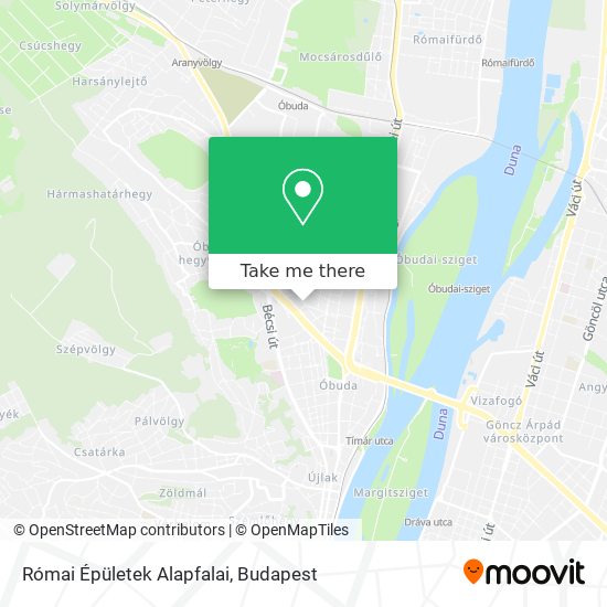 Római Épületek Alapfalai map