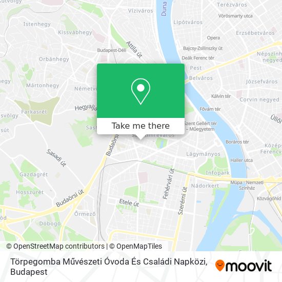 Törpegomba Művészeti Óvoda És Családi Napközi map