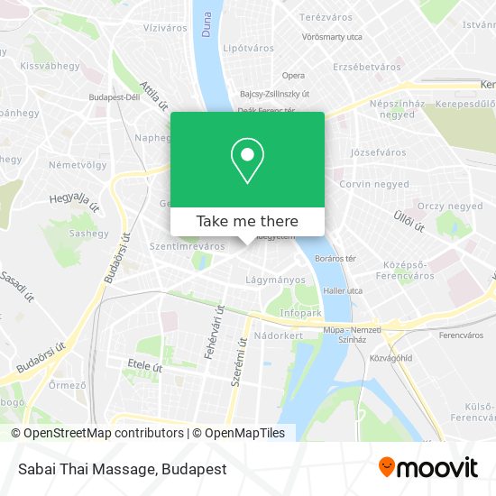 Sabai Thai Massage map