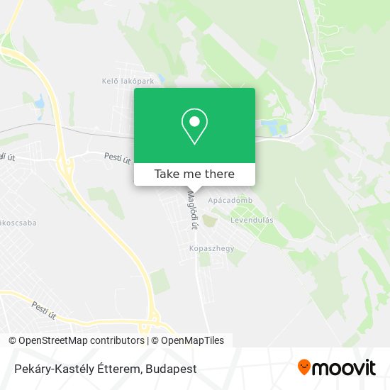 Pekáry-Kastély Étterem map