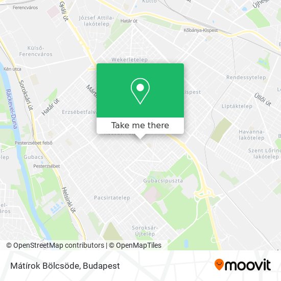 Mátírok Bölcsöde map