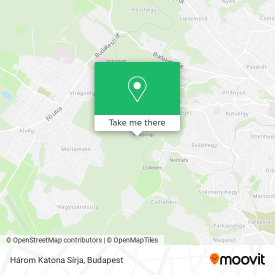 Három Katona Sírja map