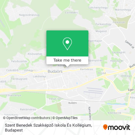 Szent Benedek Szakképző Iskola És Kollégium map