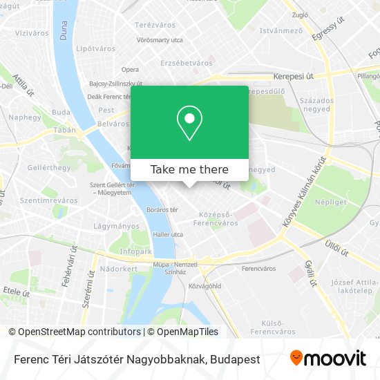 Ferenc Téri Játszótér Nagyobbaknak map