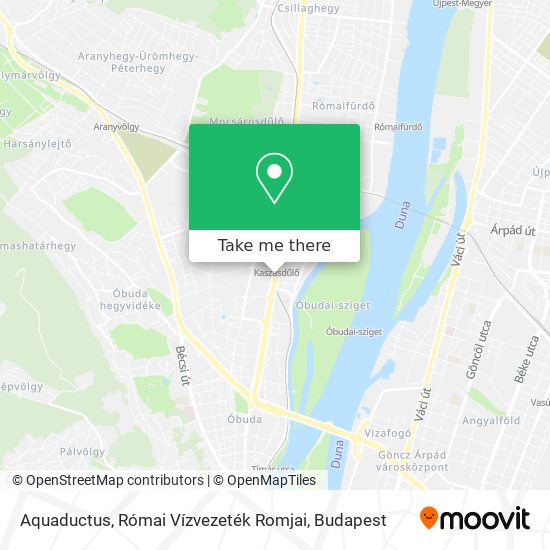 Aquaductus, Római Vízvezeték Romjai map