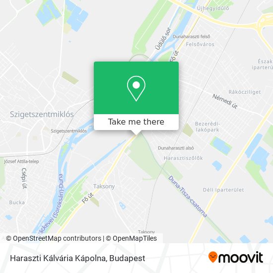 Haraszti Kálvária Kápolna map