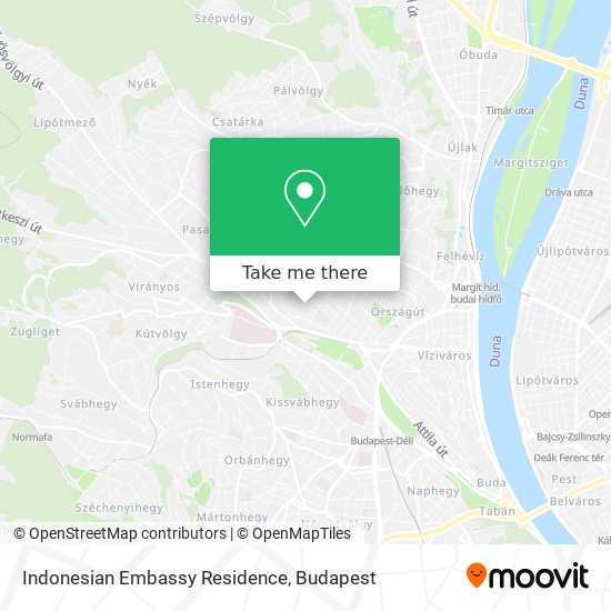 Indonesian Embassy Residence map