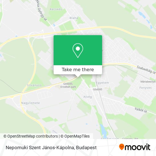 Nepomuki Szent János-Kápolna map