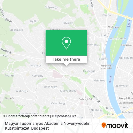 Magyar Tudományos Akadémia Növényvédelmi Kutatóintézet map