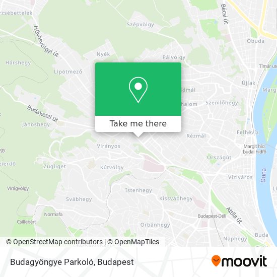 Budagyöngye Parkoló map