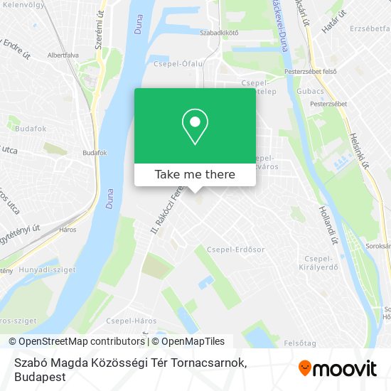 Szabó Magda Közösségi Tér Tornacsarnok map