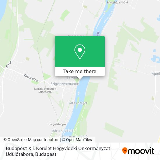 Budapest Xii. Kerület Hegyvidéki Önkormányzat Üdülőtábora map