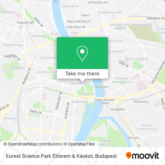 Eurest Science Park Étterem & Kávézó map