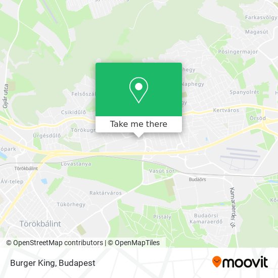 Burger King map