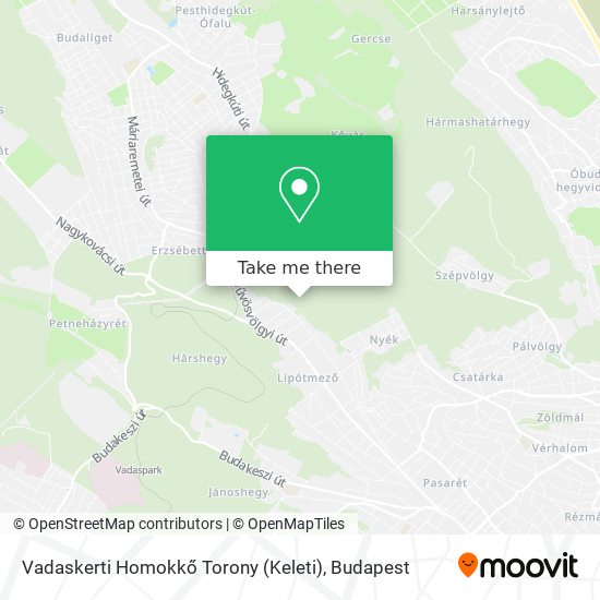 Vadaskerti Homokkő Torony (Keleti) map