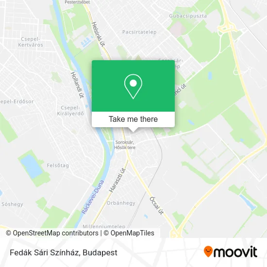 Fedák Sári Színház map