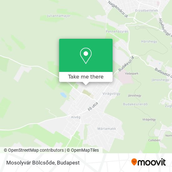 Mosolyvár Bölcsőde map