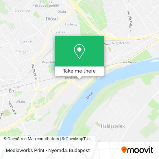 Mediaworks Print - Nyomda map