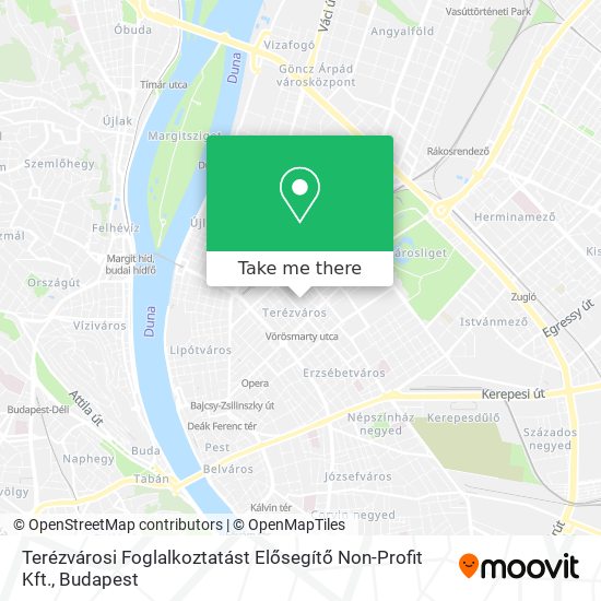 Terézvárosi Foglalkoztatást Elősegítő Non-Profit Kft. map