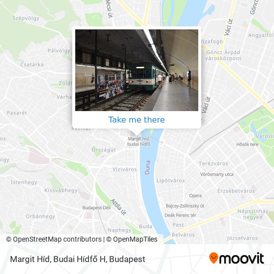 Margit Híd, Budai Hídfő H map