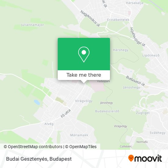 Budai Gesztenyés map