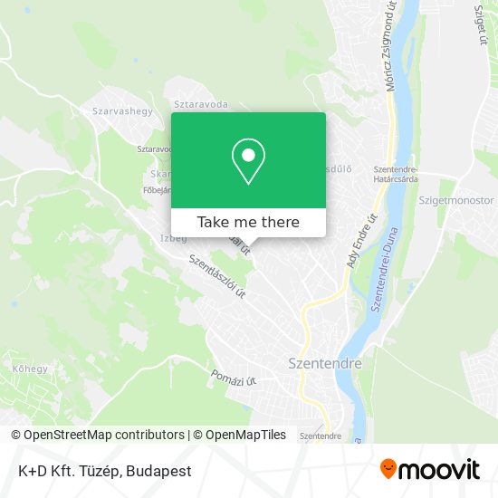 K+D Kft. Tüzép map