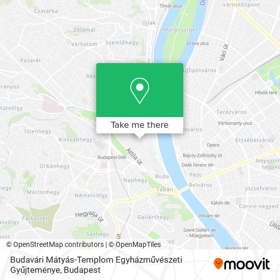 Budavári Mátyás-Templom Egyházművészeti Gyűjteménye map