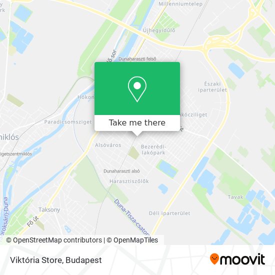 Viktória Store map