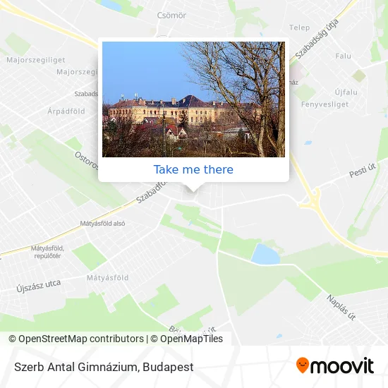 Szerb Antal Gimnázium map