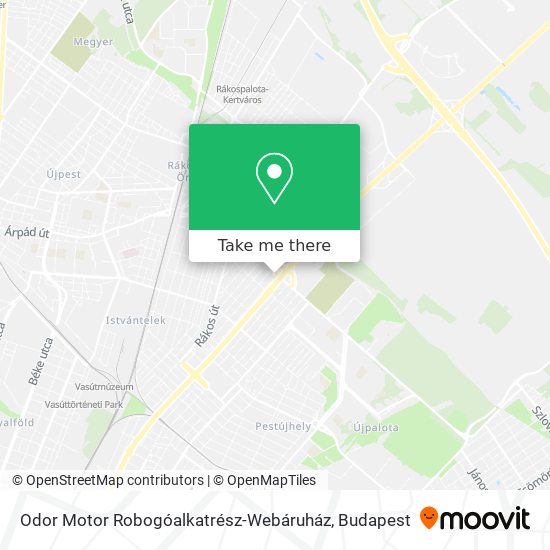 Odor Motor Robogóalkatrész-Webáruház map