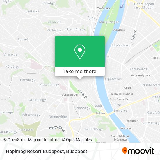 Hapimag Resort Budapest map