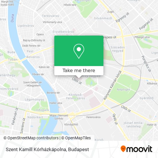 Szent Kamill Kórházkápolna map