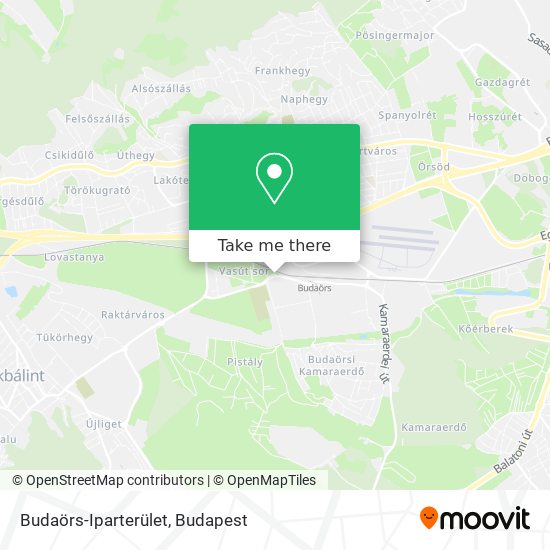 Budaörs-Iparterület map