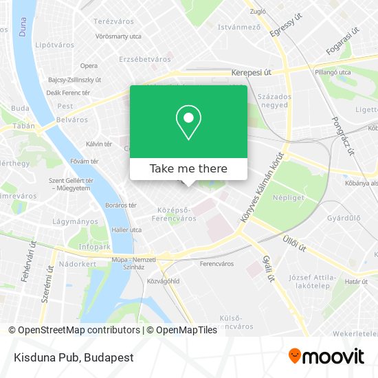 Kisduna Pub map
