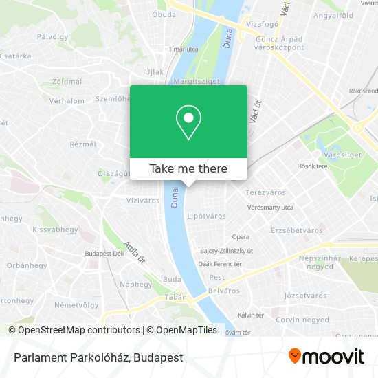 Parlament Parkolóház map