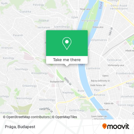 Prága map