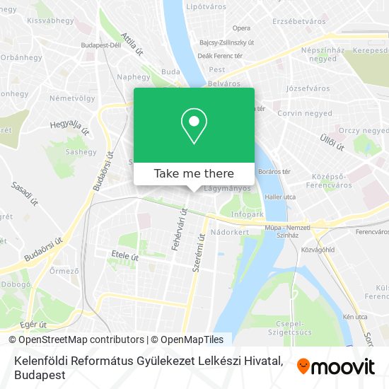 Kelenföldi Református Gyülekezet Lelkészi Hivatal map