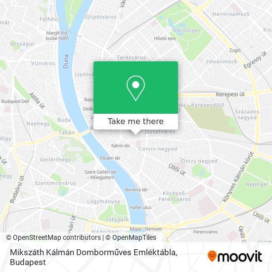 Mikszáth Kálmán Domborműves Emléktábla map