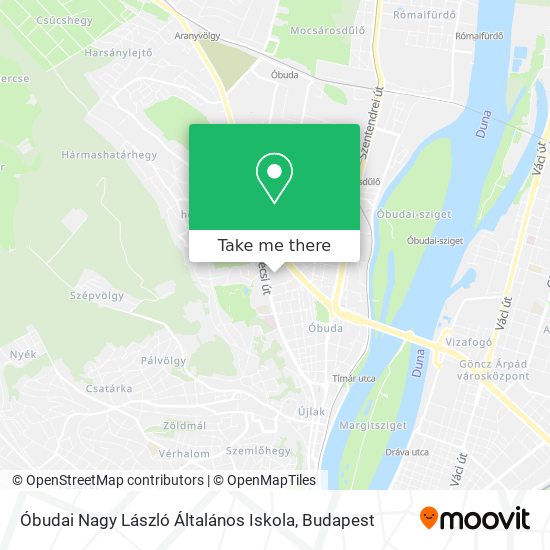 Óbudai Nagy László Általános Iskola map