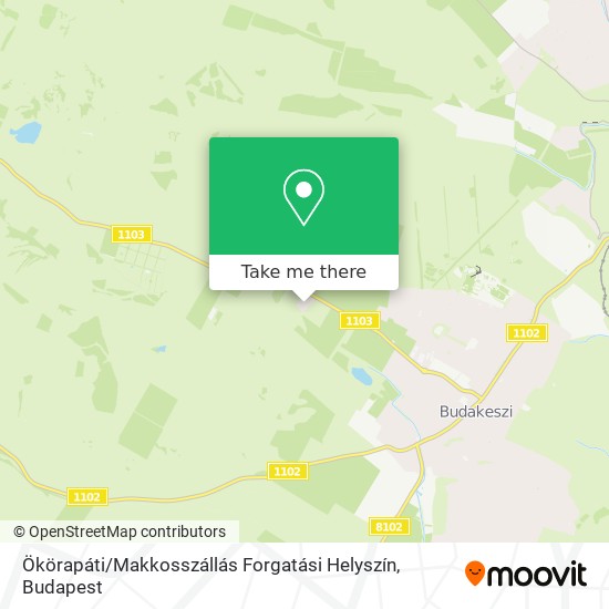 Ökörapáti / Makkosszállás Forgatási Helyszín map