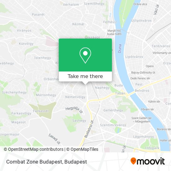 Combat Zone Budapest map