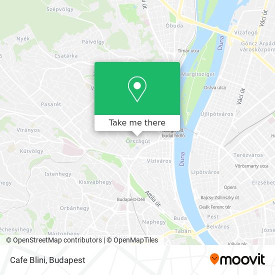 Cafe Blini map