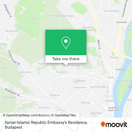 Syrian Islamic Republic Embassy's Residence map