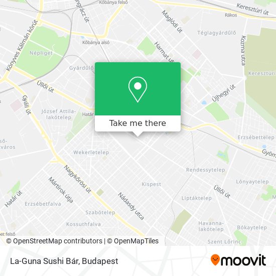 La-Guna Sushi Bár map