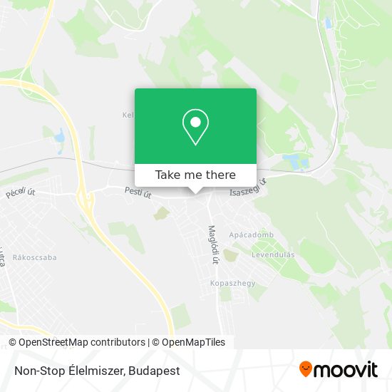 Non-Stop Élelmiszer map