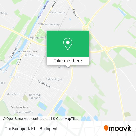 Ttc Budapark Kft. map