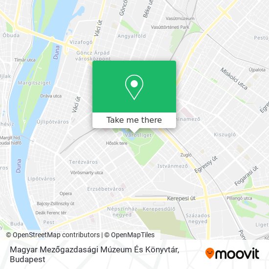 Magyar Mezőgazdasági Múzeum És Könyvtár map