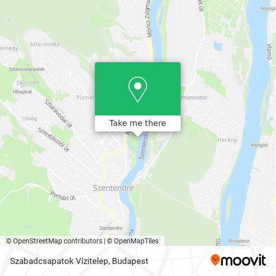 Szabadcsapatok Vízitelep map